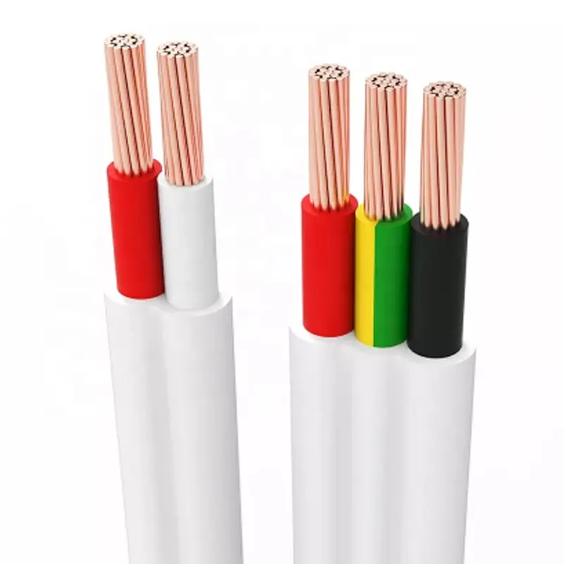 Cable de 3 núcleos 2 y 1,5 MM, 2,5 MM, 4MM, 6MM y 10MM, aislamiento de PVC, TPS, Cable eléctrico plano VAF, aprobación SAA