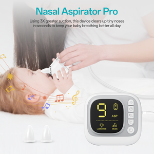 Aspirador Nasal Eléctrico Super Power 2026 de Grado Alimenticio, Seguro e Higiénico, Limpiador Nasal al Vacío, Aspirador Nasal Profesional para Bebés - Product Image 4