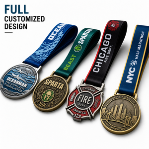 Medalla Personalizada de Aleación de Zinc con Diseño 2D para Campeones de Carreras Urbanas, Premios, Eventos, Clubes, Equipos, Corredores y Atletas - Product Image 1