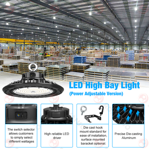 Lámpara LED de Alta Bahía HB de 150W, Fundición de Aluminio, 150LM/W, 50-60Hz, IP65 - Product Image 5