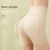 Culotte Gainante Femme Indispensable Effet 3D Agrandisseur de Hanches, Contrôle Ventre, Jambes Plates, Style Fin, Améliorateur de Fessier Grand, Culotte Sans Coutures