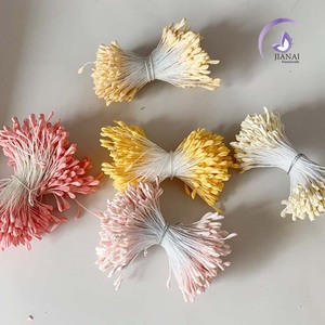 <span class=keywords><strong>Estambre</strong></span> de flores artificiales de 3mm con cabezas dobles para decoraciones de pasteles florales Versátil para la fabricación de flores del Día de San Valentín de Año Nuevo - Product Image 4