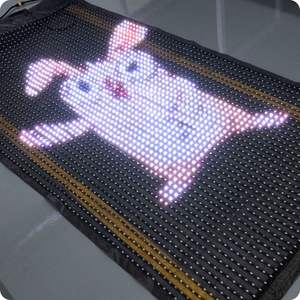 <span class=keywords><strong>Dron</strong></span> volador con pantalla LED P25 P40, drones publicitarios suaves iluminados, drones voladores con pancarta LED, <span class=keywords><strong>Dron</strong></span> para malla voladora LED - Product Image 3