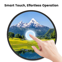 Monitor LCD Circular Android de 23.6 Pulgadas para Uso en Ascensores Interiores QDE, Pantalla Digital HD para Juegos