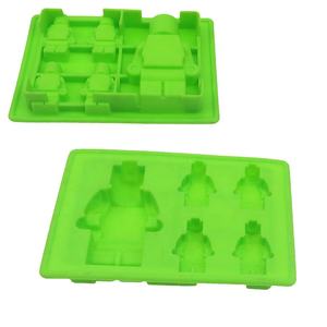 Molde para Robot y bloque <span class=keywords><strong>de</strong></span> gelatina, Mini figura <span class=keywords><strong>de</strong></span> Robot <span class=keywords><strong>de</strong></span> 5 agujeros, DIY, <span class=keywords><strong>moldes</strong></span> <span class=keywords><strong>de</strong></span> <span class=keywords><strong>Chocolate</strong></span> - Product Image 2