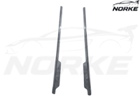 Nouveau kit d'adaptation sport aérodynamique en fibre de carbone forgée, clips de fixation, ajustement OEM impeccable pour pare-chocs avant, jupes latérales et arrière