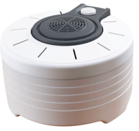 Déshydrateur alimentaire électrique BAIYI 250W pour la maison, 5 plateaux de séchage réglables, 4 réglages de hauteur, commande mécanique, chauffage en cycle de 360°