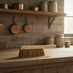 Cepillo de Fibra de Coco Ecológico con Mango de Madera, Herramienta de Limpieza Doméstica - Product Image 5
