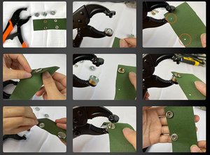 Pince avec 45 mâchoires en acier Q235 Poignée nickelée Surface galvanisée Manchon robuste Comprend 3 embouts magnétiques - Product Image 3