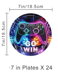 จานขนาด 7 นิ้ว (แพ็ค 24 ใบ)