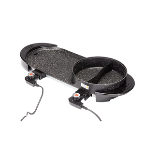 Griglia Elettrica Multifunzionale 3 in 1 per Interni con Rivestimento Antiaderente Senza Fumo con Pentola Autoriscaldante - Product Image 2