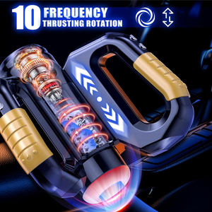 Masturbadores Automáticos para Hombres, Juguetes Sexuales para Adultos, 10 Velocidades, Modos de Empuje y Rotación, Máquina Sexual Eléctrica para Adultos Xxx% - Product Image 2