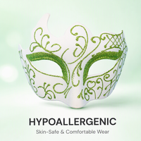 Masque de mascarade intégral pour femmes, idéal pour les soirées costumées, les bals, Halloween, les remises de diplômes, le poisson d'avril, en PVC souple et imperméable
