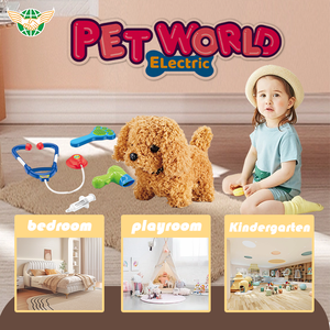 Jouets éducatifs pour animaux de compagnie, cage en plastique pour chiot mignon, peluche douce, accessoires de soins pour animaux de compagnie, ensemble de <span class=keywords><strong>chien</strong></span> drôle en peluche pour fille - Product Image 3
