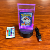 RAY YI Nouveau Design Personnalisé PSAed Graded Card Slab LED Display stand Pour le sport trading card case LED stand