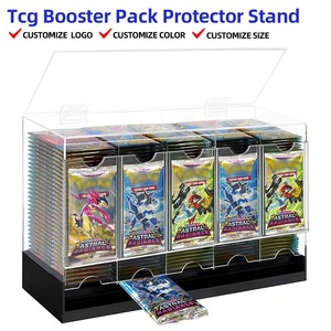 Protector de Sobremesa para Paquetes de Sobres TCG, Carcasa Protectora Antipolvo, Exhibición Elegante y Profesional, Almacenamiento Seguro - Product Image 1