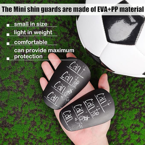 Espinilleras Pequeñas de Fútbol Ligeras para Sublimación en Blanco Protector de Pierna Deportivo Mini Canillera de Fútbol - Product Image 5
