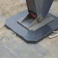 Support de stabilisateur pour grue, plaque de support pour grue, plaque de stabilisateur en UHMWPE, plaque de stabilisateur robuste pour grue mobile
