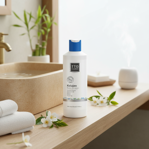 TTO CLINIC 500 ml Shampooing capillaire au collagène, huile d'arbre à thé, kératine, sans sulfate, antipelliculaire, traitement contre la chute des cheveux, nettoyage en profondeur - Product Image 3