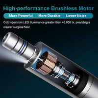 Système de micromoteur sans balais professionnel AM8 AI DENTAL avec étui portable pour les procédures d'extraction dentaire