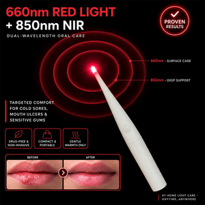 Lápiz de Tratamiento para Herpes <span class=keywords><strong>Labial</strong></span> 660nm + 850nm, Alivia el Dolor y la Sensación de Ardor |   Ayuda a Acelerar el Tiempo Visible de Curación |   100% Libre de Drogas - Product Image 5