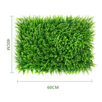 Mur végétal artificiel en plastique vert pour décoration intérieure, idéal pour la Saint-Valentin, taille personnalisable, vente en gros