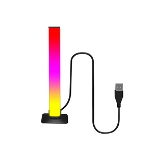 Wled kỹ thuật số RGB LED thanh ánh sáng nhựa + Vỏ nhôm 5V USB ứng dụng điều khiển microphone chức năng thay đổi màu sắc LED thanh ánh sáng - Product Image 1
