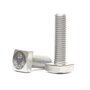 Tornillos de Cabeza Cuadrada de Acero Inoxidable 304 de Fábrica Bibo Yaente, Tornillos de Cabeza Cuadrada, Tornillos en T para Montaje Solar, Tornillos de Ranura en T 304 - Product Image 4
