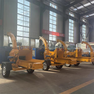 Branches d'arbre mobiles diesel de 32HP écrasant la déchiqueteuse de broyeur déchiqueteuse à bois multifonctionnelle avec le moteur de noyau et les composants de moteur - Product Image 6