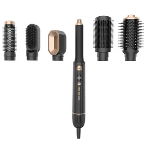 Styler multy portabel 5 in 1, pengering rambut mini secadora de cabello airstyler pengeriting besi 5 in 1 multi styler