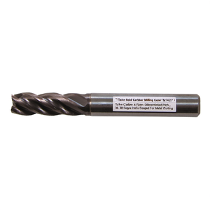 Fraise en carbure monobloc Ttake TA1427 à 4 dents, pas différentié, hélice de 36-38 degrés, revêtement pour la coupe des métaux - Product Image 2