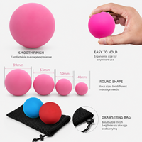 Ballon de massage professionnel OEM ODM PILAT BALL LacrossBALL avec logo personnalisé, équipement de récupération après l'entraînement, plusieurs tailles, fitness