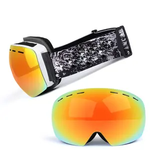 Nhà Máy Bán Trực Tiếp Thể Thao Bán Buôn Tùy Chỉnh Hai Lớp Lens Tuyết Goggles Chống Sương Mù Ski Goggles Kính Snowboard Goggles