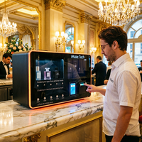 Distributeur automatique de parfums à retour sur investissement rapide pour l'installation dans les immeubles de bureaux, kiosque de parfums en libre-service