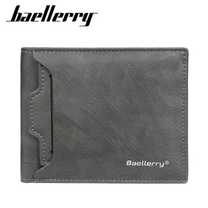 Baellerry <b>Men's</b> Short <b>Wallet</b> Pu Leather Slim Multi Card Slot <b>Wallet</b> <b>For</b> Everyday Use - Product Image 5