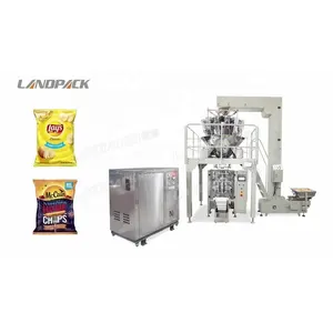 A basso costo grande macchina automatica per imballare la confezione di patatine fritte