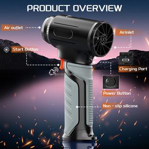 Jarvis Wolfbox Mini Souffleur Aspirateur de voiture Dépoussiéreur à air Sèche-cheveux Outils de nettoyage puissants avec construction en plastique - Product Image 3