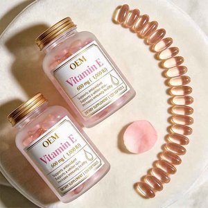 Cápsulas Probióticas Antioxidantes con Vitamina E de Marca Privada OEM/ODM, Favorecen la Salud Digestiva, Vitaminas de Belleza, Cápsulas Blandas de Vitamina E para Mujeres - Product Image 1
