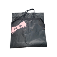 Long sac de rangement de vêtements Oxford de luxe personnalisé anti-poussière pliable portable respirant housse de vêtements pour robe de mariée voyage