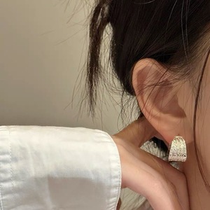 Pendientes de Plata de Ley S925 con Diseño de Hierba Tang, Estilo Japonés y Coreano, Diseño de Arco, Joyería de Moda para Uso Diario - Product Image 2
