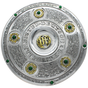 Trofeo de Fútbol de Resina de las Cinco Ligas Mayoras de la Bundesliga Europea, Escultura de la <span class=keywords><strong>Copa</strong></span> de la Liga de Campeones, Figura Coleccionable, Modelo de Recuerdo Navideño - Product Image 1
