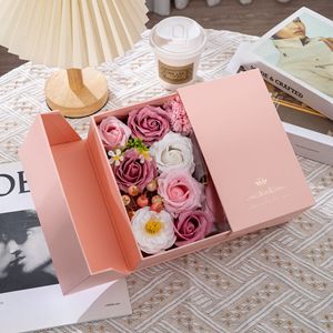 Caja de Regalo con Jabón de Rosa Eterna, Regalo Creativo Qixi, Regalo para el Día de la Madre, Set de Perfume Sands Fresh - Product Image 3