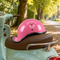 Casque de moto de haute qualité, design personnalisé DOT, casque ouvert classique rétro, logo personnalisé, style tendance