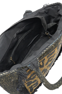 Bolsos de Mano de Lona con Flecos, Modernos y Populares para el Verano 2026, Bolsos de Maquillaje, Bolsos de Mano, 100% Viscosa - Product Image 4