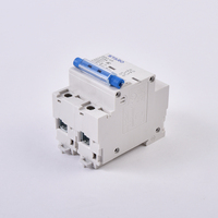 Interruptor Automático Miniatura (MCB) DC 1000V 125A DZ47-125 10kA Tipo C PA66 para Sistemas Solares Fotovoltaicos y Almacenamiento de Baterías, Montaje en Riel DIN, CE
