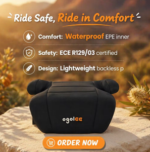 Ogolee High Quality Fabric HDPE Forward Facing Blow Molding <strong>Booster</strong> <strong>Seat</strong> ECE R129 Baby Car <strong>Seat</strong> <strong>ISOFIX</strong> 36kg Max Weight Washable - Product Image 6