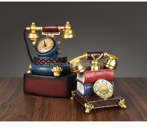 Téléphone vintage créatif petits ornements armoire à vin bibliothèque étagère décoration américaine étude décorations exquis - Product Image 6
