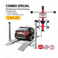 SAMFD Marca OEM Elevador Hidráulico de Cuatro Postes para Coches y Equipo de Alineación Automotriz, Máquina de Alineación de Ruedas 3D en Venta