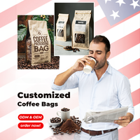 Groothandel Nieuw Ontwerp Op Maat Geprint Ritszakje 100g 250g 500g 1kg Platte Bodem Ecologisch Verantwoord Kraft Papier Thee Koffie Staande Pouch