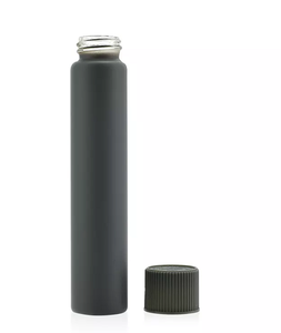 Tube à cigares en verre transparent de 115 mm et 120 mm, pot à fleurs en verre, tube à rouleaux résistant aux enfants avec bouchon de sécurité enfant - Product Image 3